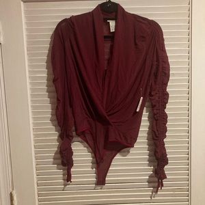 Purple, Sheer Body Suit